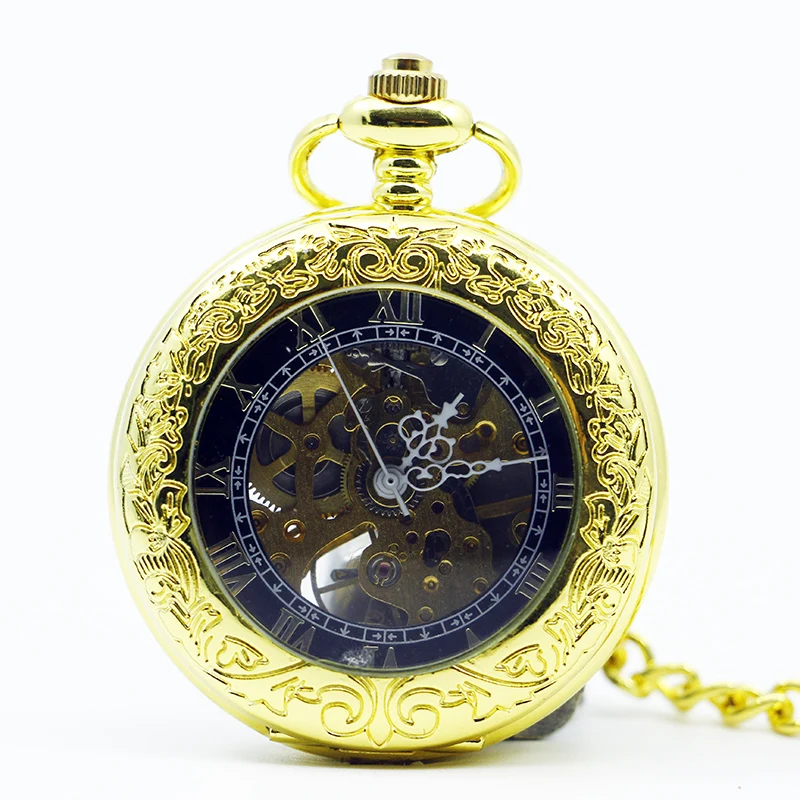 Mechanical Pocket Watch Skeleton Style Watch Men Male Pocket fob Watches Steampunk Gold Steel Case Hombre Relogios
Mechanical Pocket Watch Skeleton Style Watch Men Male Pocket fob Watches Steampunk Gold Steel Case Hombre Relogios