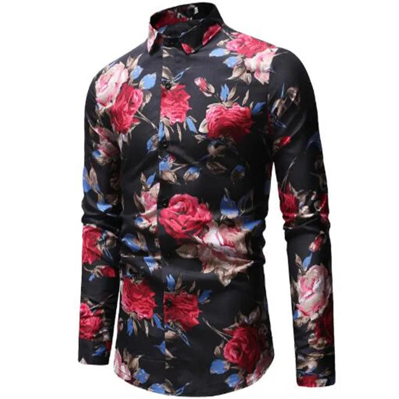 new high-quality men's casual fashion 3D printing rose shirt short sleeve casual fashion shirt
new high-quality men's casual fashion 3D printing rose shirt short sleeve casual fashion shirt