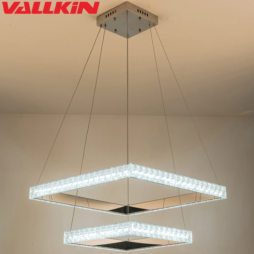 Modern Square Crystal Chandelier Lighting Chrome Pendant Lamps and Fixtures for Restaurants Restaurants Hanging Decoration Lamp
Modern Square Crystal Chandelier Lighting Chrome Pendant Lamps and Fixtures for Restaurants Restaurants Hanging Decoration Lamp