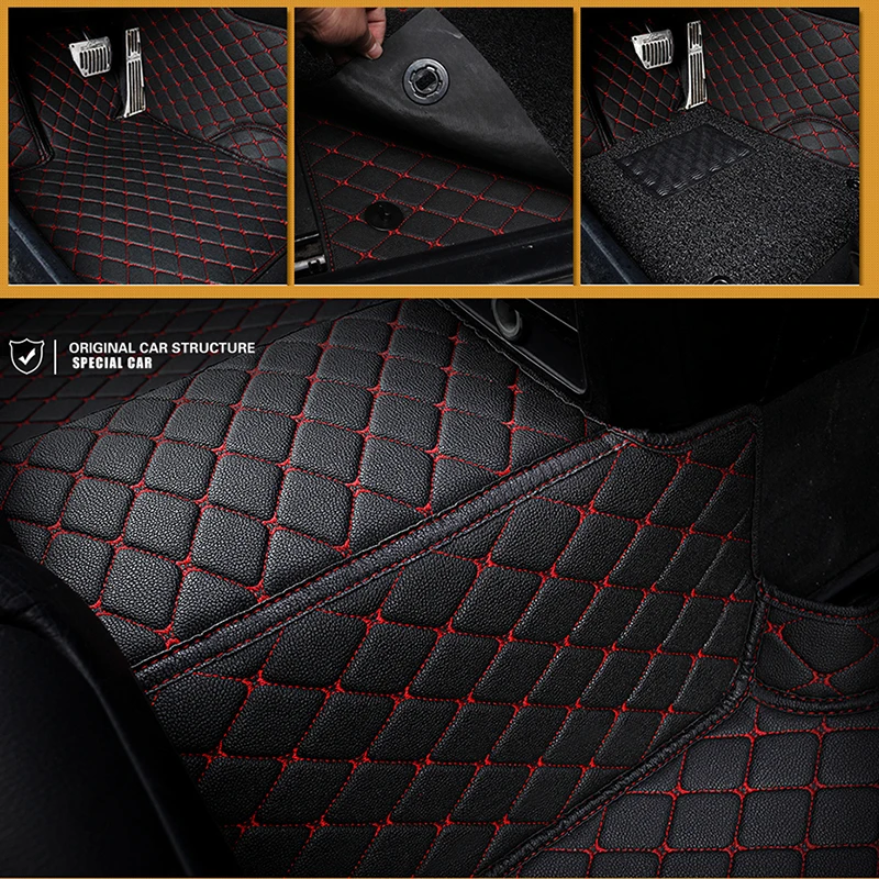 KOKOLOLEE Custom car floor mats for Jaguar XF XE XJL XJ6 XJ6L F-PACE F-TYPE brand firm soft auto accessories car-styling
KOKOLOLEE Custom car floor mats for Jaguar XF XE XJL XJ6 XJ6L F-PACE F-TYPE brand firm soft auto accessories car-styling