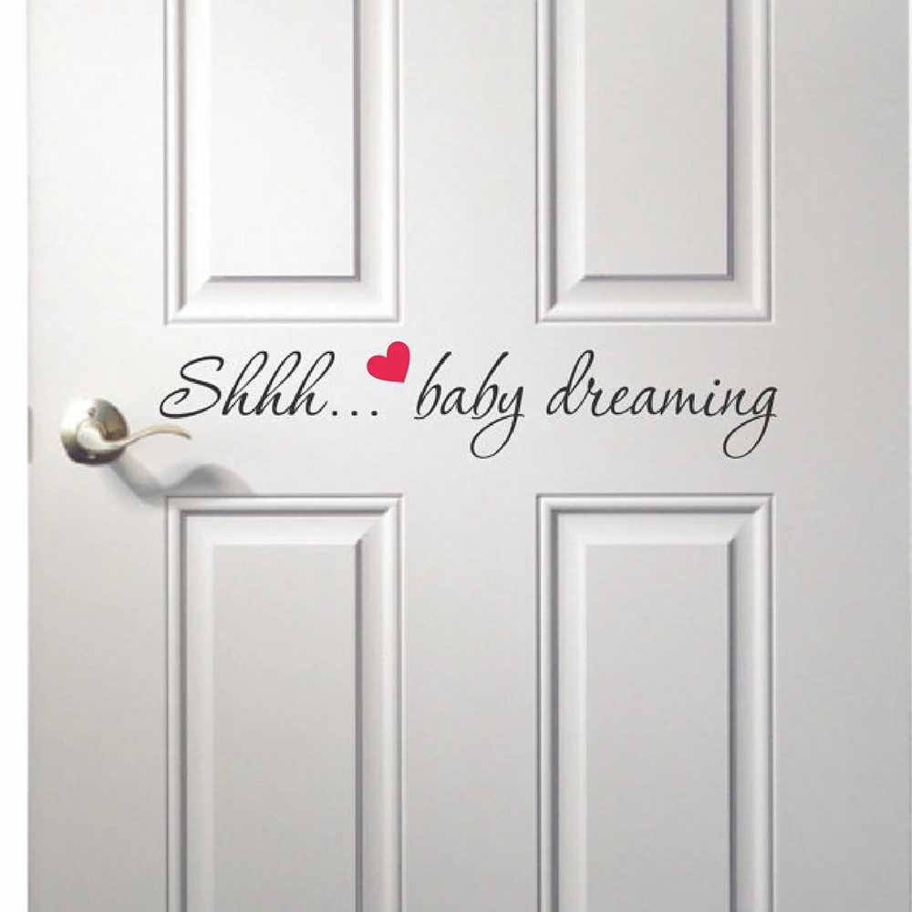 Shhh... Baby Dreaming Quote Wall Sticker Children Room Quote Wall Decal Easy Wall Kids Decor Wall Quotes Cut Vinyl Sticker Q209
Shhh... Baby Dreaming Quote Wall Sticker Children Room Quote Wall Decal Easy Wall Kids Decor Wall Quotes Cut Vinyl Sticker Q209