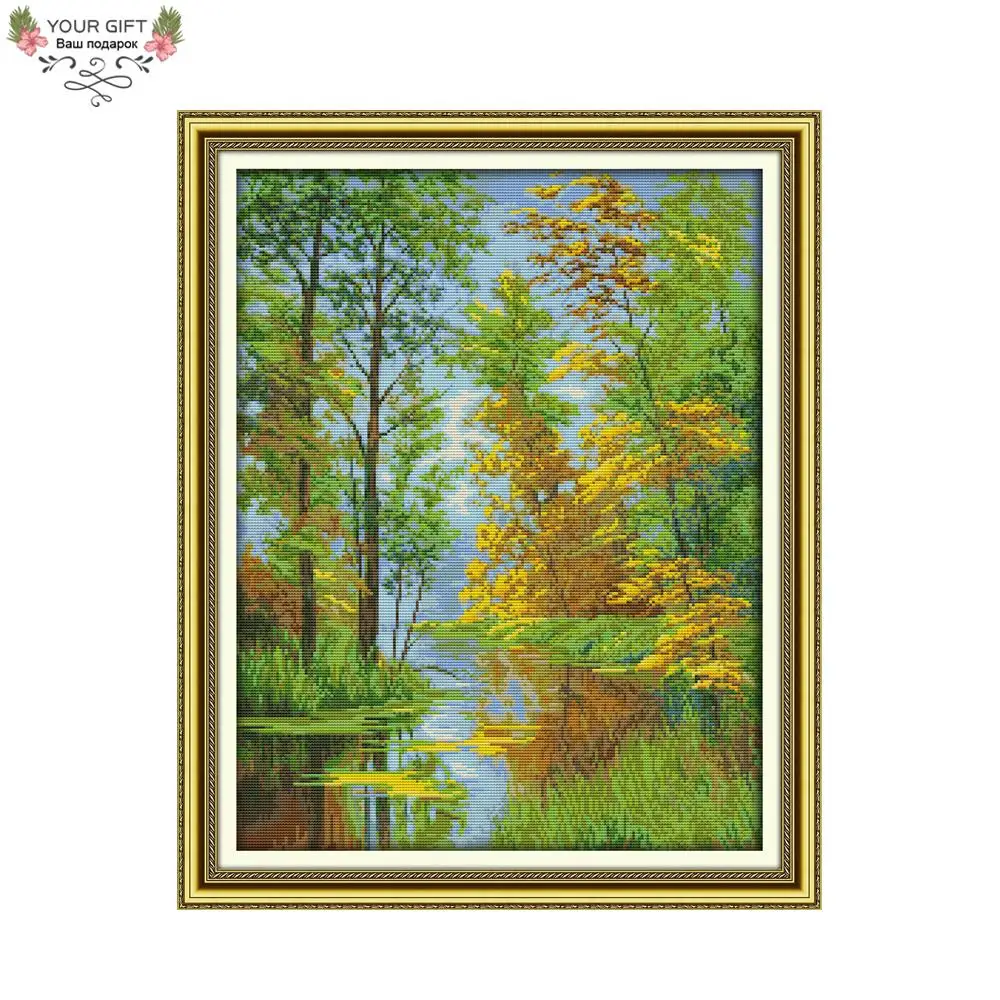 Joy Sunday Creek Forest Home Decoration F343 14CT 11CT Counted Stamped Reflection Needlework Needlepoint Embroidery Cross Stitch
Joy Sunday Creek Forest Home Decoration F343 14CT 11CT Counted Stamped Reflection Needlework Needlepoint Embroidery Cross Stitch