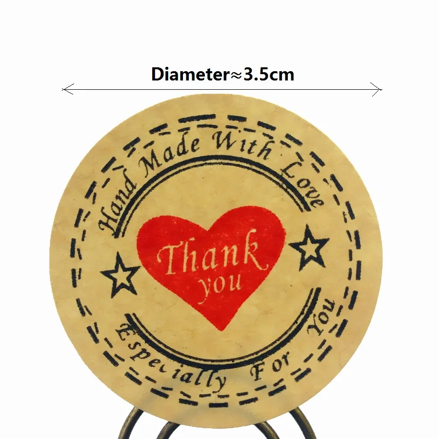100Pcs/lot Pentagram Red Love Thank You Cowhide Color Seal Sticker For Christmas Cookie Handmade Products
100Pcs/lot Pentagram Red Love Thank You Cowhide Color Seal Sticker For Christmas Cookie Handmade Products