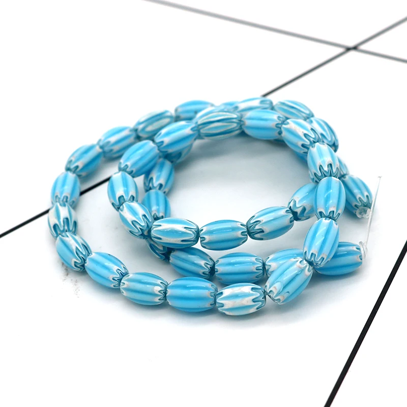 Wholesale Oval Shape bead 5x8mm 220pcs light blue Lampwork Glass Bead for Handmade DIY Necklace Bracelet Jewelry Making material
Wholesale Oval Shape bead 5x8mm 220pcs light blue Lampwork Glass Bead for Handmade DIY Necklace Bracelet Jewelry Making material