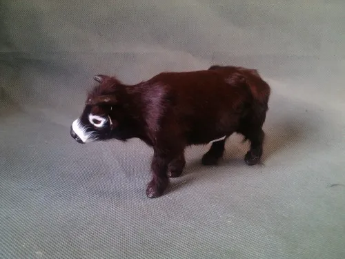 about 14x7cm black cattle Handmade craft model ,polyethylene&furs toy home decoration Xmas gift w4130
about 14x7cm black cattle Handmade craft model ,polyethylene&furs toy home decoration Xmas gift w4130