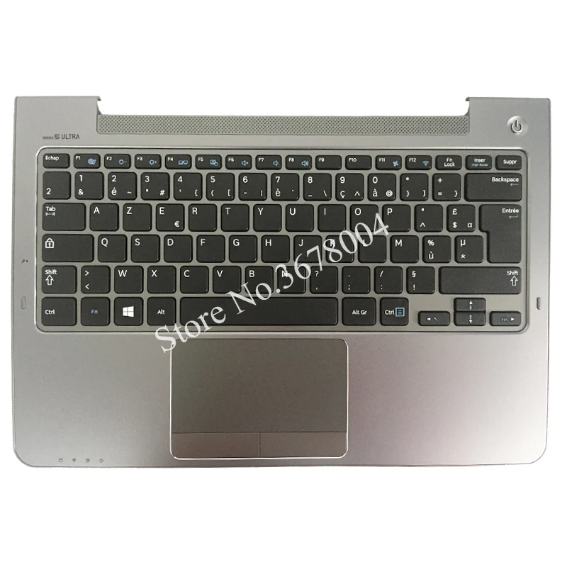 Новый французский чехол для ноутбука Samsung NP530U3C NP530U3B NP535U3C NP540U3 NP532U3C NP532U3A FR Серый BA75