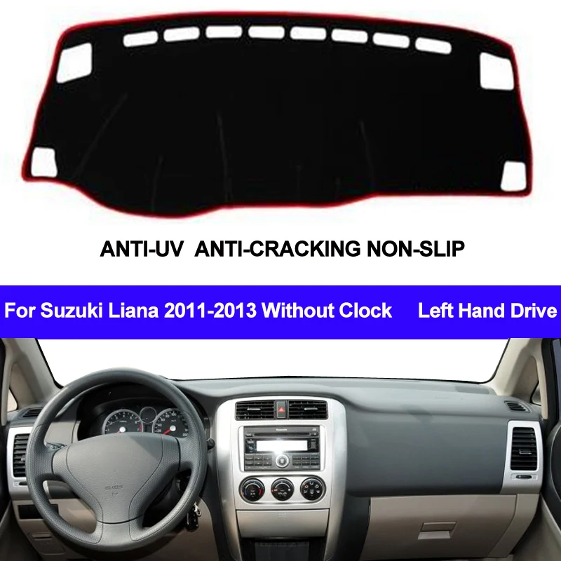 Коврик для приборной панели автомобиля, для Suzuki Liana 2011, 2012, 2013, без часов, с защитой от ультрафиолета
Коврик для приборной панели автомобиля, для Suzuki Liana 2011, 2012, 2013, без часов, с защитой от ультрафиолета