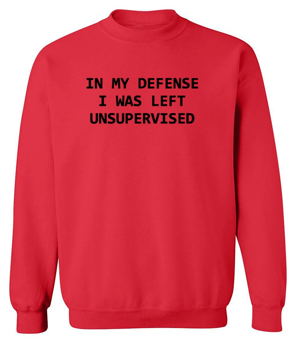 IN MY DEFENSE I WAS LEFT UNSUPERVISED Print Hoody 2019 Spring Autumn Fleece Pullover Hoodies Men Brand Casual Men's Sportswear
IN MY DEFENSE I WAS LEFT UNSUPERVISED Print Hoody 2019 Spring Autumn Fleece Pullover Hoodies Men Brand Casual Men's Sportswear