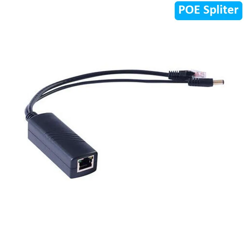 1/10 шт 48В до 12В PoE сплиттер IEEE802.3af/at водонепроницаемый гигабитный poe Lan разъем