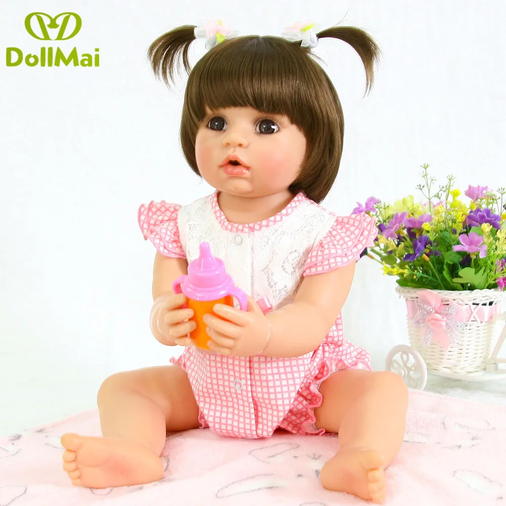 Unique design open mouth reborn baby doll 55cm vinyl silicone real alive little princess doll for kids best gift Early education
Unique design open mouth reborn baby doll 55cm vinyl silicone real alive little princess doll for kids best gift Early education