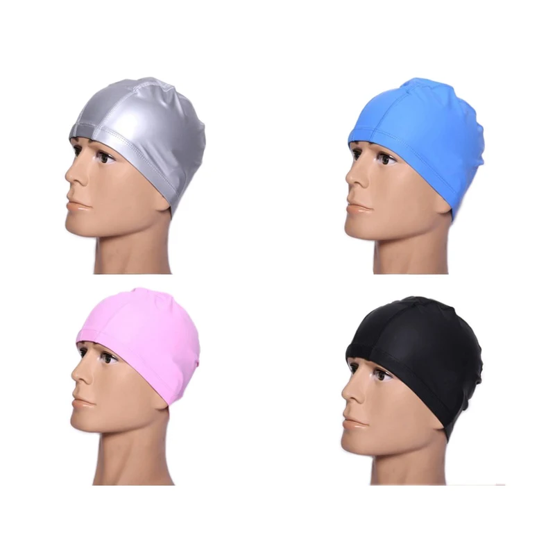 PU material swimming cap silicone hat waterproof elastic free size swimming cap for men and women 5 colors super light B43001
PU material swimming cap silicone hat waterproof elastic free size swimming cap for men and women 5 colors super light B43001
