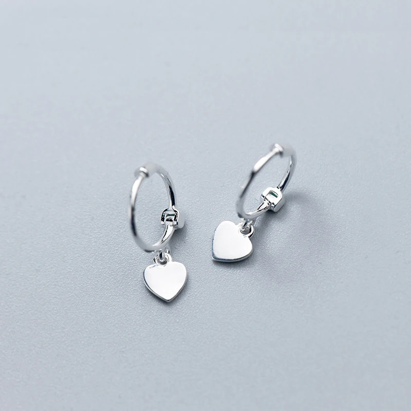 MloveAcc Genuine 925 Sterling Silver Heart Hoop Earrings for Charm Women Wedding Party Sterling Silver Fashion Jewelry
MloveAcc Genuine 925 Sterling Silver Heart Hoop Earrings for Charm Women Wedding Party Sterling Silver Fashion Jewelry