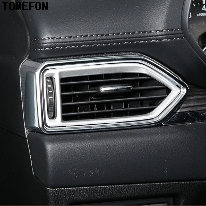 TOMEFON ABS Chrome For Mazda CX-5 CX5 2017 2018 Interior Side Air Vent Outlet Cover Mouldings Trim Accessories 2pcs
TOMEFON ABS Chrome For Mazda CX-5 CX5 2017 2018 Interior Side Air Vent Outlet Cover Mouldings Trim Accessories 2pcs