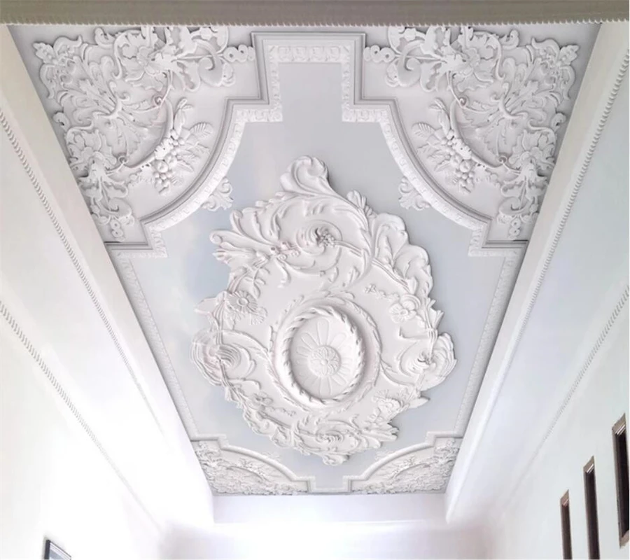 beibehang Custom wallpaper 3d stereo white ceiling wallpaper European pattern plaster line carved TV background wall paper mural
beibehang Custom wallpaper 3d stereo white ceiling wallpaper European pattern plaster line carved TV background wall paper mural