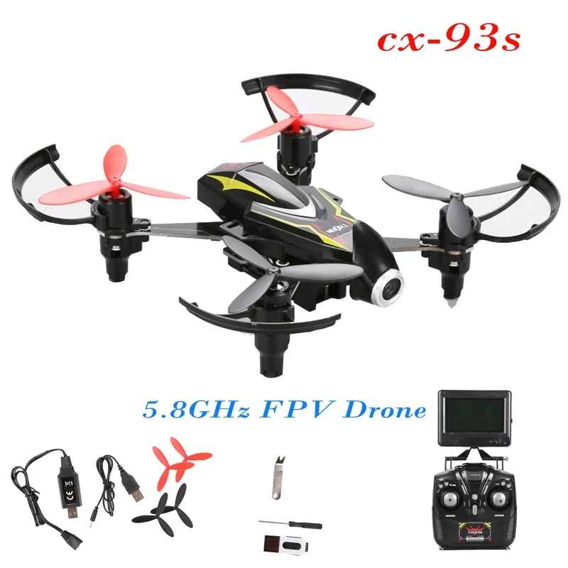 5 8G FPV Профессиональный радиоуправляемый Дрон CX 93S с камерой 1020 мощный двигатель 6