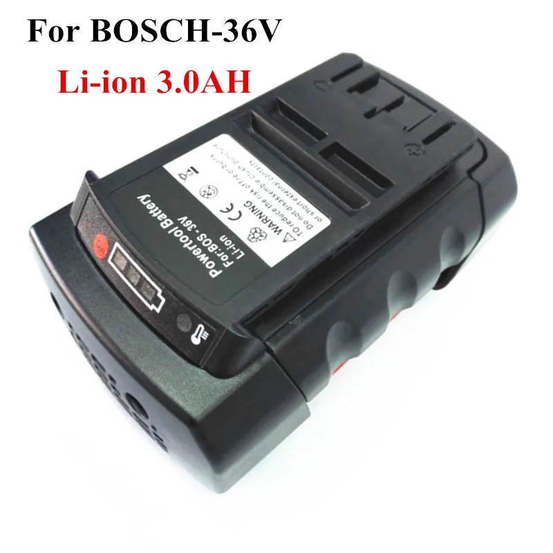 

3.0Ah Li-ion Power Tool Battery Replacement For Bosch 36V 3000mah 2 607 336 108 2 607 336 108 BAT810 BAT836 BAT840 D-70771