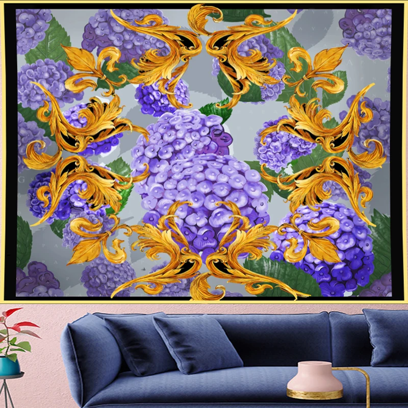 Purple Hydrangea Deconstruction Tapestry Vintage macrame painting bohemian retro Wall Hanging mandalas home decor GN.PAPAYA
Purple Hydrangea Deconstruction Tapestry Vintage macrame painting bohemian retro Wall Hanging mandalas home decor GN.PAPAYA