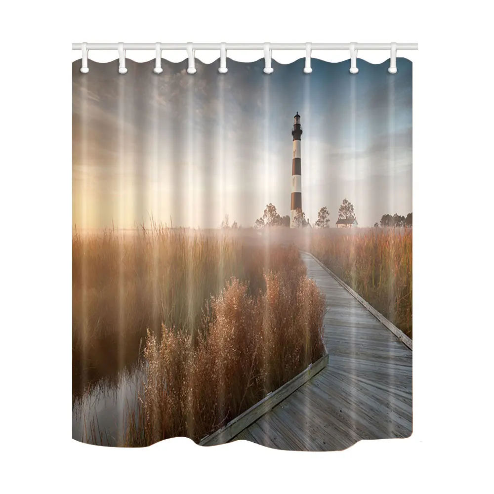 High Quality Shower Curtains Sunset Seaside Bath Screens Home Decor Polyester Fabric Waterproof and Mildew Proof with 12 Hooks
High Quality Shower Curtains Sunset Seaside Bath Screens Home Decor Polyester Fabric Waterproof and Mildew Proof with 12 Hooks
