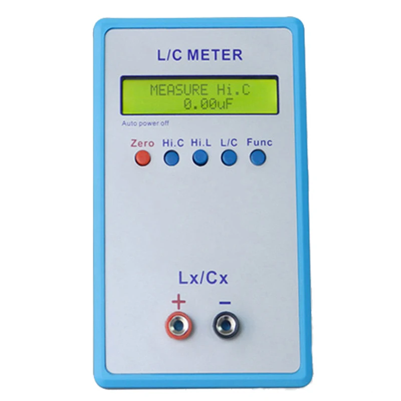 Digital LC Meter Portable LCD 1uH -100H Inductance 1pF-100mF Capacitance L/C Tester Meter LC200A Multimeter with SMD Test Clips 
Digital LC Meter Portable LCD 1uH -100H Inductance 1pF-100mF Capacitance L/C Tester Meter LC200A Multimeter with SMD Test Clips