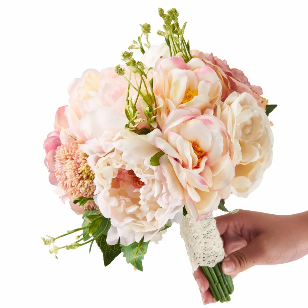 Dressv Silk Flower Pink Bouquet Wedding Flowers Bridal Vintage Bouquets For Wedding
Dressv Silk Flower Pink Bouquet Wedding Flowers Bridal Vintage Bouquets For Wedding