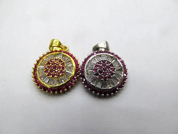 

2pcs 25mm Micro Pave CZ Evil Eye Connector Pendant,CZ Pave Evil Eye Connector,Handmade Jewelry Connectors,Turkish Evil Eye Charm