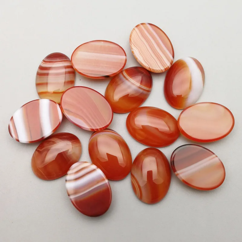 Fashion Special red Striped onyx natural stone beads for jewelry making charm 25X18MM cabochon Ring accessories 12Pc/lot No hole
Fashion Special red Striped onyx natural stone beads for jewelry making charm 25X18MM cabochon Ring accessories 12Pc/lot No hole