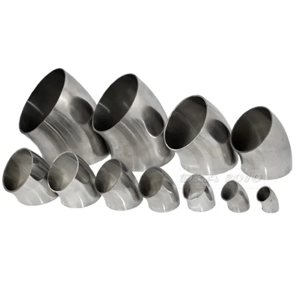 MEGAIRON 2" 51mm Sanitary Weld Elbow Pipe Fitting 45 Degree Stainless Steel SUS SS316
MEGAIRON 2" 51mm Sanitary Weld Elbow Pipe Fitting 45 Degree Stainless Steel SUS SS316