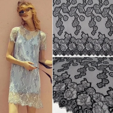 3M/ long French Hook flower High Quality Mesh Eyelash Lace Fabric Wedding Dress veil Clothing Accessories
3M/ long French Hook flower High Quality Mesh Eyelash Lace Fabric Wedding Dress veil Clothing Accessories