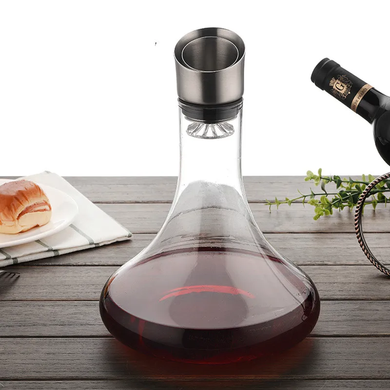 Healthy Lead-free Crystal Glass Decanter Wine Decanter Handmade Mouth Blown Transparent Glass Barware Supplies Kitchen Bar Sets
Healthy Lead-free Crystal Glass Decanter Wine Decanter Handmade Mouth Blown Transparent Glass Barware Supplies Kitchen Bar Sets