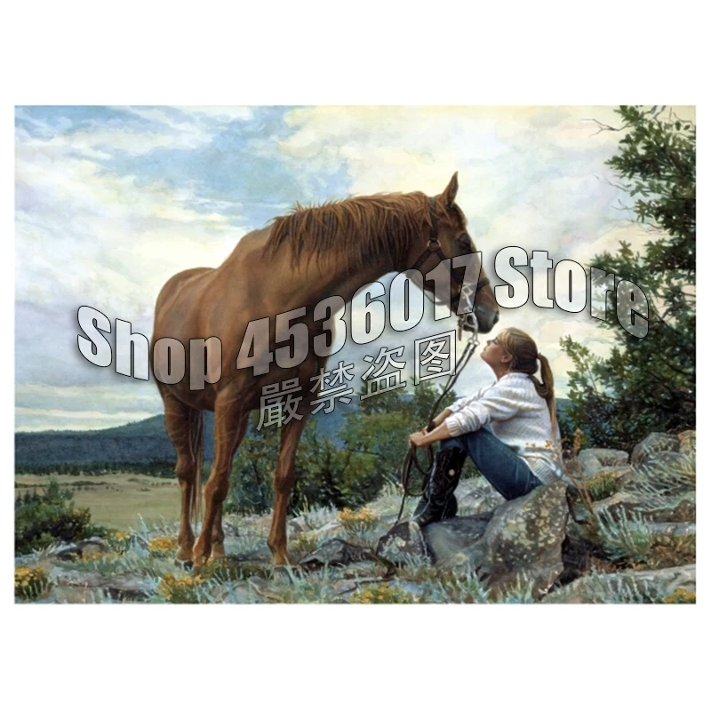 Diamond Mosaic Diy diamond painting Horses girl Landscape cross stitch full 5D Resin square diamond embroidery rhinestone gifts
Diamond Mosaic Diy diamond painting Horses girl Landscape cross stitch full 5D Resin square diamond embroidery rhinestone gifts