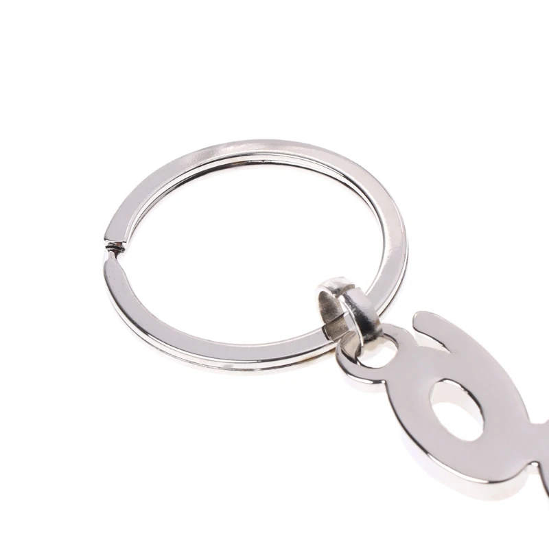 Для Peugeot автомобильные брелки для ключей с держателем в виде кольца пряжка полые