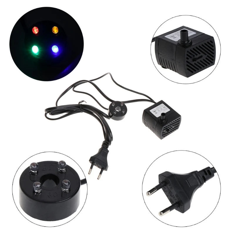 Aquarium 220V 5W EU Plug Submersible Water Pump LED Fish Tank Fountain Fish Pond Tank Aquario Water Pumps Fish Aquatic Pet Tool
Aquarium 220V 5W EU Plug Submersible Water Pump LED Fish Tank Fountain Fish Pond Tank Aquario Water Pumps Fish Aquatic Pet Tool