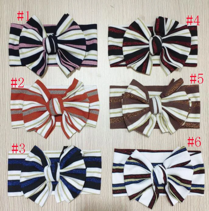 2019 Newest Style Striped Hair Bow Headband Head wraps Kids Cotton Bows Turban Headbands for Children Girl's Headwear 24pc/lot
2019 Newest Style Striped Hair Bow Headband Head wraps Kids Cotton Bows Turban Headbands for Children Girl's Headwear 24pc/lot