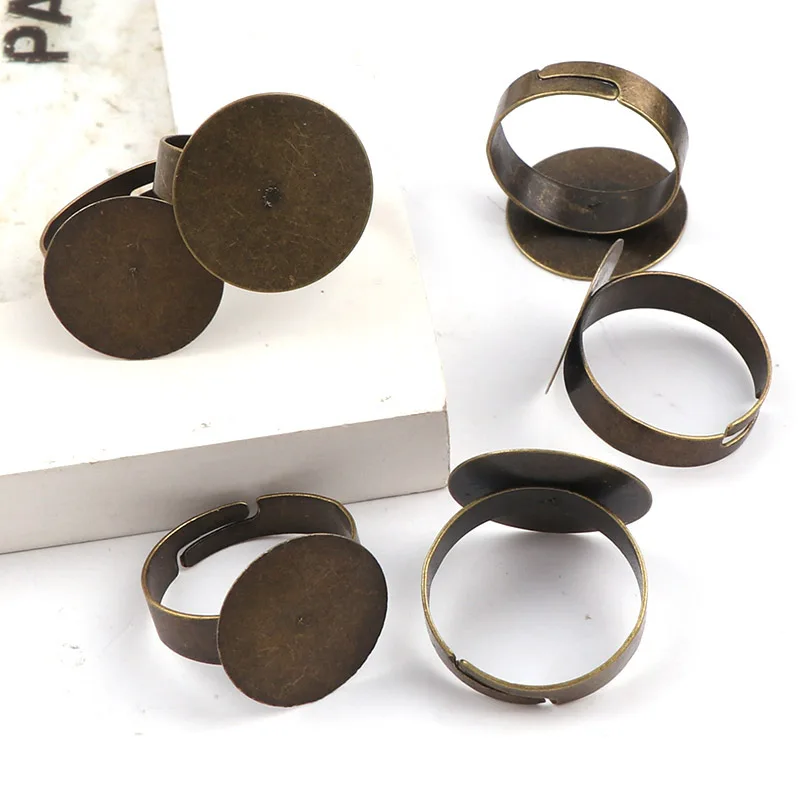 Adjustable Round Ring Flat Pad bezel Embellishments Cabochon Bases Setting Blanks DIY Ring Jewelry Supplies Finding
Adjustable Round Ring Flat Pad bezel Embellishments Cabochon Bases Setting Blanks DIY Ring Jewelry Supplies Finding