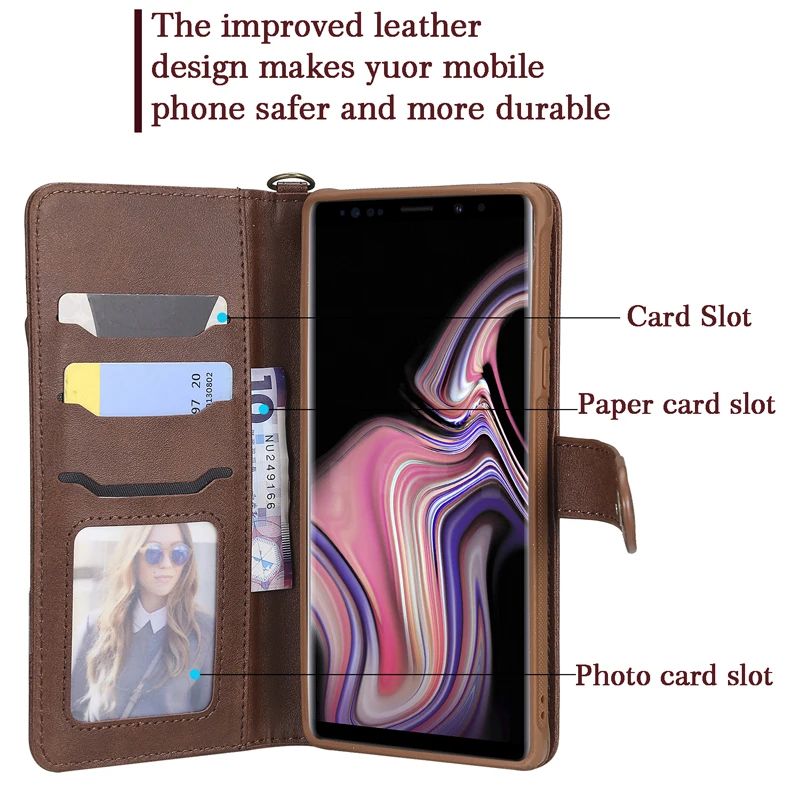 Luxury Splice 2 in 1 Vintage Leather Flip Wallet Case Phone Soft Silicone Cover Shell Coque Funda Hull for Samsung Galaxy Note 9
Luxury Splice 2 in 1 Vintage Leather Flip Wallet Case Phone Soft Silicone Cover Shell Coque Funda Hull for Samsung Galaxy Note 9