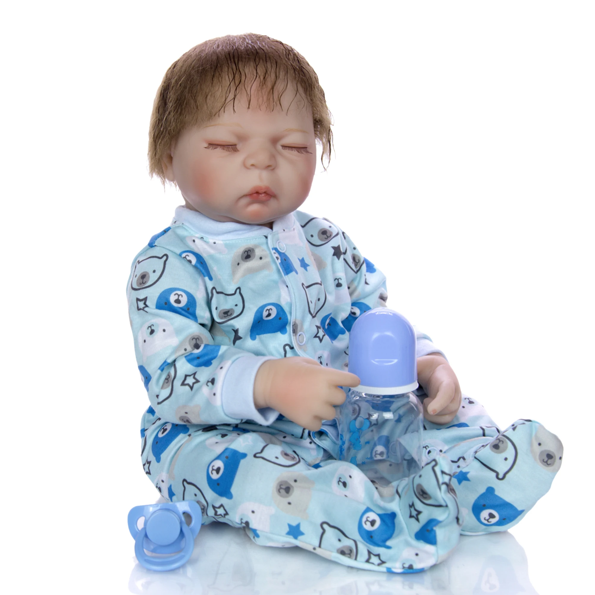 Коллекционная Кукла Reborn Babies 20 &quot50 см мягкая виниловая кукла для новорожденных с