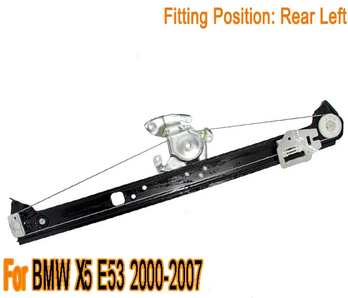 For BMW E53 X5 SUV New Rear Left Drivers Side Window Regulator w/o Motor 2000-2007 513 571 250 59 / 51357125059
For BMW E53 X5 SUV New Rear Left Drivers Side Window Regulator w/o Motor 2000-2007 513 571 250 59 / 51357125059
