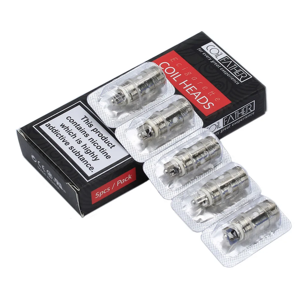 Coil Father ClaptonQ бак EC катушки головки 0 3 5 Ом для iJust 2 Melo мини испаритель электронных