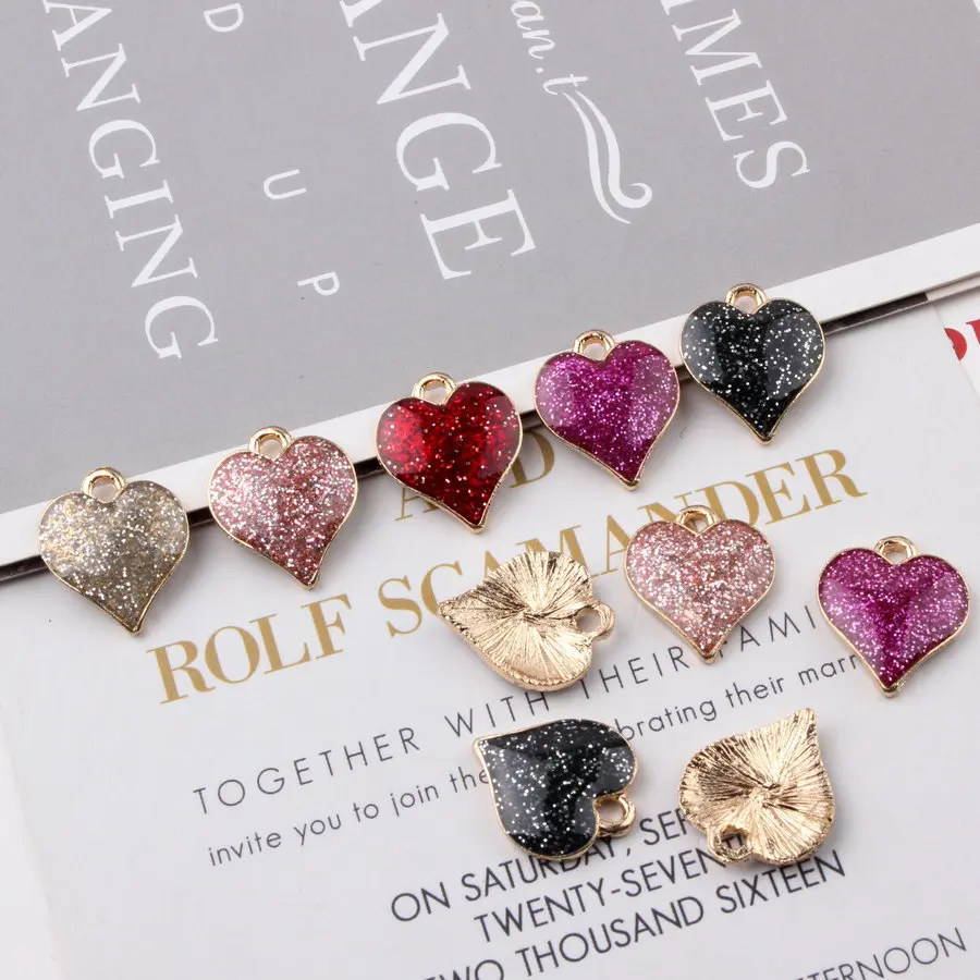 10pcs/lot Fashion Jewelry Oil Drop Shiny Heart Enamel Charms Alloy Pendant Fit Necklaces Bracelets DIY Jewelry Accessories
10pcs/lot Fashion Jewelry Oil Drop Shiny Heart Enamel Charms Alloy Pendant Fit Necklaces Bracelets DIY Jewelry Accessories