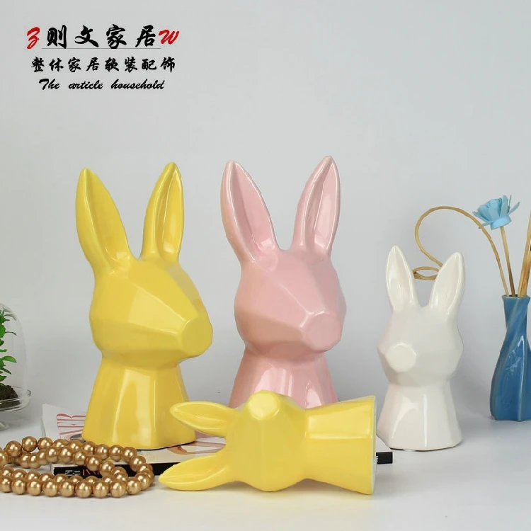 ceramic creative abstract rabbit home decor crafts room decoration Bunnies handicraft ornament porcelain animal figurines gifts
ceramic creative abstract rabbit home decor crafts room decoration Bunnies handicraft ornament porcelain animal figurines gifts