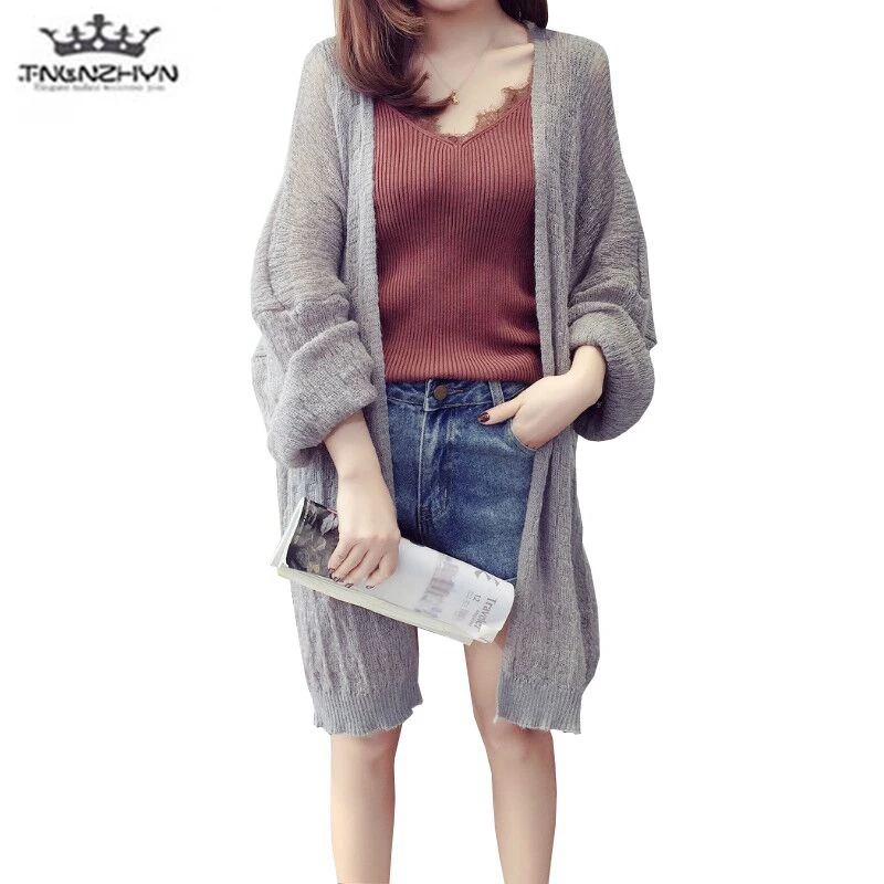 Cardigan Knitted Jacket 2019 Spring Autumn New Fashion Loose Women's Sweater Casual Solid color Long Student Sweater Outerwear
Cardigan Knitted Jacket 2019 Spring Autumn New Fashion Loose Women's Sweater Casual Solid color Long Student Sweater Outerwear