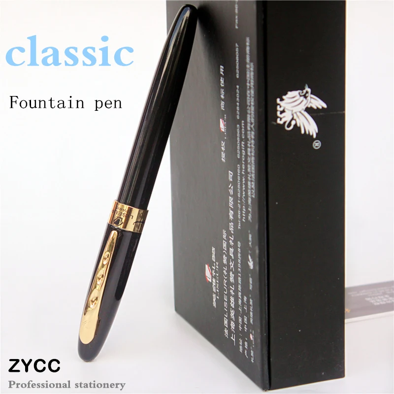 Business office Fountain Pen Gold folder Luxury Ink Pens school student Handwriting exercises
Business office Fountain Pen Gold folder Luxury Ink Pens school student Handwriting exercises