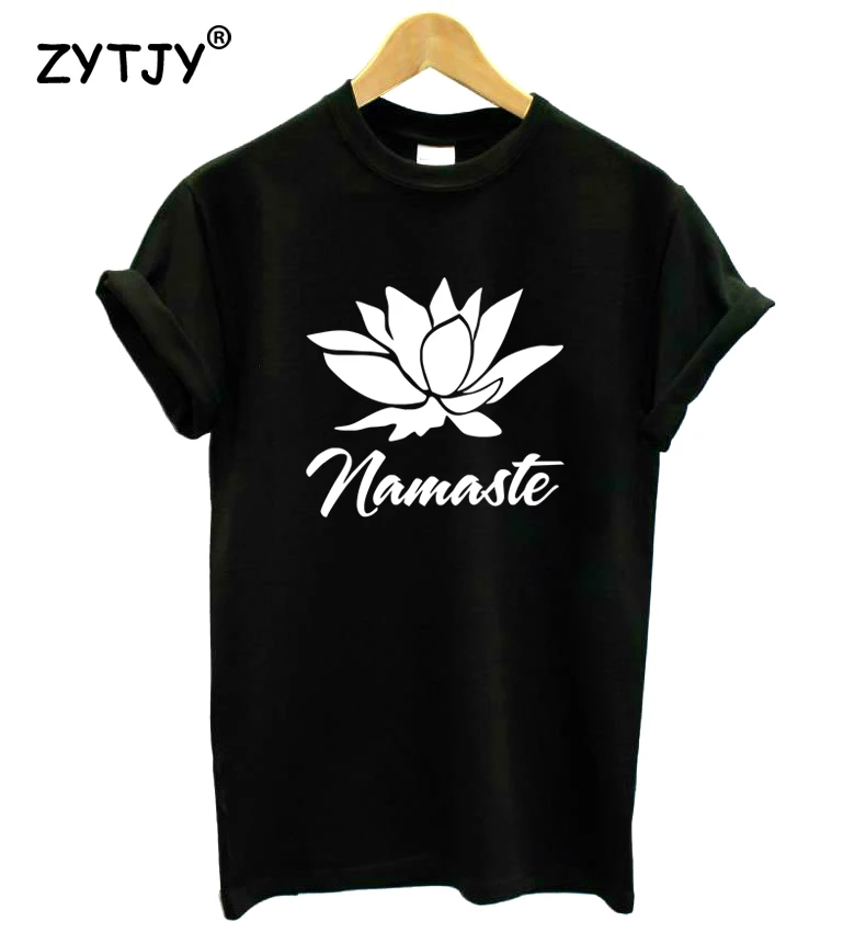 NAMASTE Yoga Lotus Flowe Letters Print Women tshirt Casual Cotton Hipster Funny t shirt For Girl Top Tee Tumblr Drop Ship BA-219
NAMASTE Yoga Lotus Flowe Letters Print Women tshirt Casual Cotton Hipster Funny t shirt For Girl Top Tee Tumblr Drop Ship BA-219