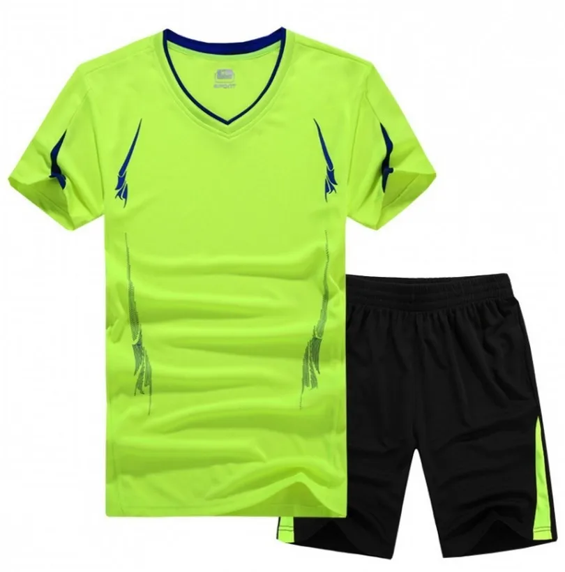Men's T Shirt + Short Breathable Sporting Short Sleeve shirts Quick Drying tops&Tee 2 Piece Set Casual Male Tracksuit Clothing
Men's T Shirt + Short Breathable Sporting Short Sleeve shirts Quick Drying tops&Tee 2 Piece Set Casual Male Tracksuit Clothing