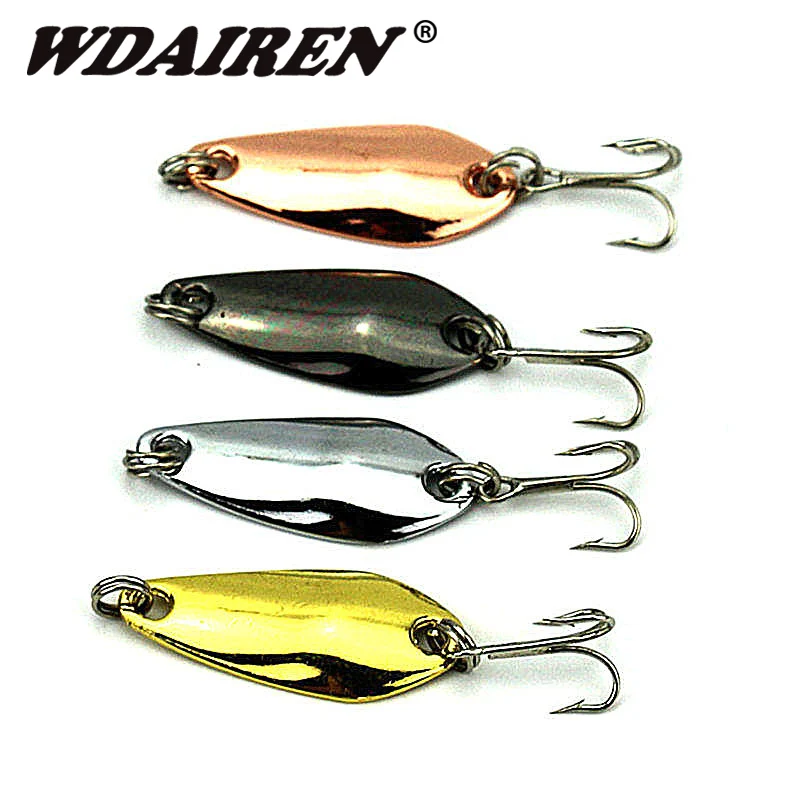 4pcs/lot Metal Spoon Wobblers Fishing Lure 3.5cm 4g Treble Hook bait Sequins Noise Fishing Tackle Spinner 4 Color Mix Kit FA-187
4pcs/lot Metal Spoon Wobblers Fishing Lure 3.5cm 4g Treble Hook bait Sequins Noise Fishing Tackle Spinner 4 Color Mix Kit FA-187