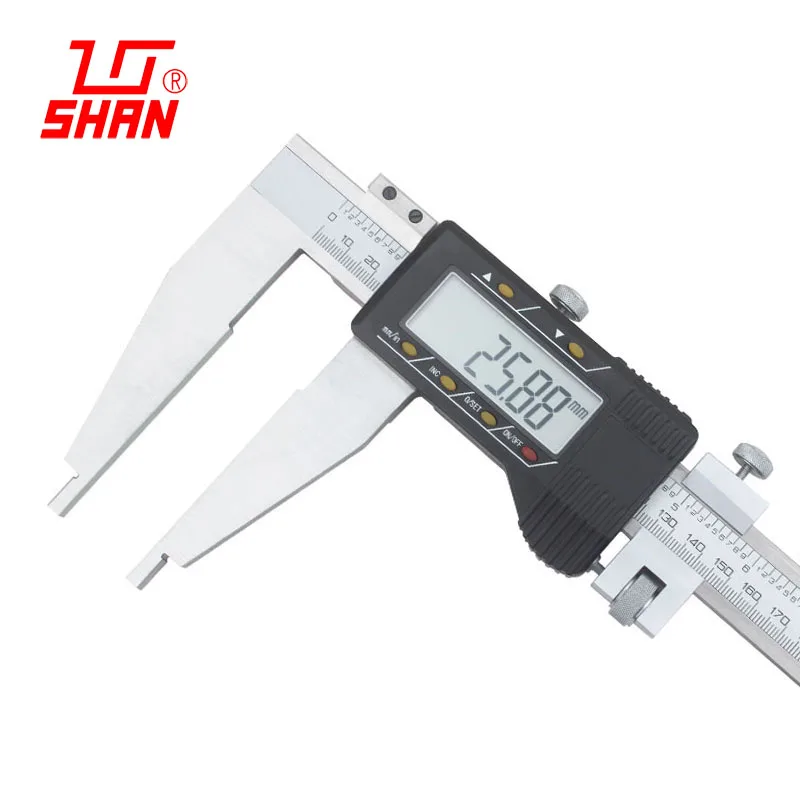 Digital Vernier Calipers Electronic 0-600mm 0.01mm One-way claw Plastic Stainless Steel Large range Caliper gauge Measuring tool
Digital Vernier Calipers Electronic 0-600mm 0.01mm One-way claw Plastic Stainless Steel Large range Caliper gauge Measuring tool