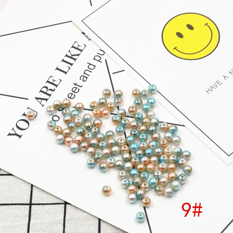 Wholesale 4/6/8/10mm Phantom ABS Acrylic Round Pearl Beads Loose Pearl Beads for Necklace Bracelet DIY Jewelry Making #14
Wholesale 4/6/8/10mm Phantom ABS Acrylic Round Pearl Beads Loose Pearl Beads for Necklace Bracelet DIY Jewelry Making #14