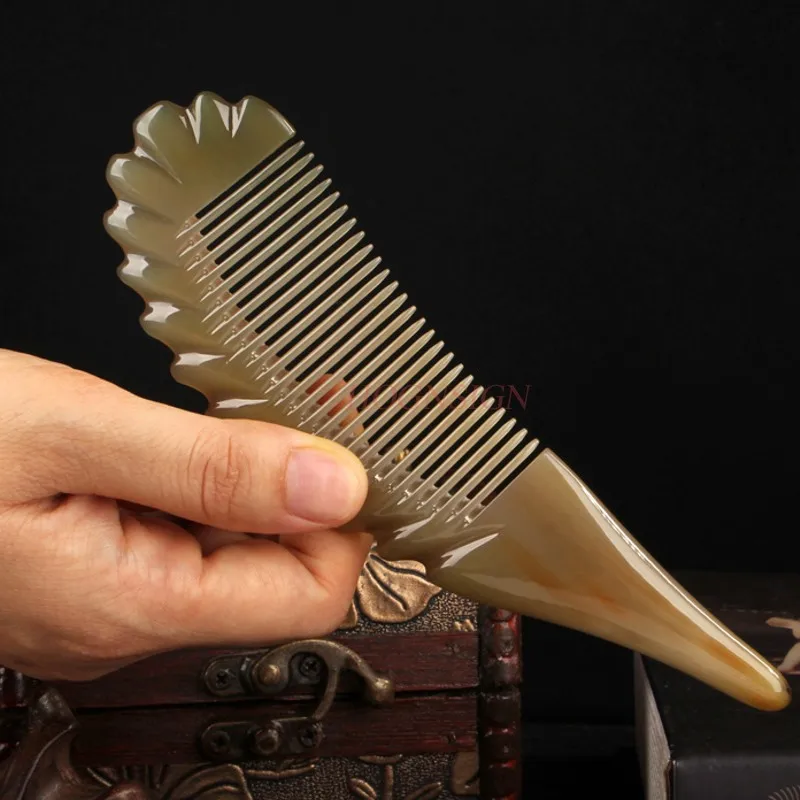 Natural Horn Comb Hairbrush Anti Hair Loss Static Female Portable Children Pure Authentic Head Meridian Massage Combs Gift Sale
Natural Horn Comb Hairbrush Anti Hair Loss Static Female Portable Children Pure Authentic Head Meridian Massage Combs Gift Sale
