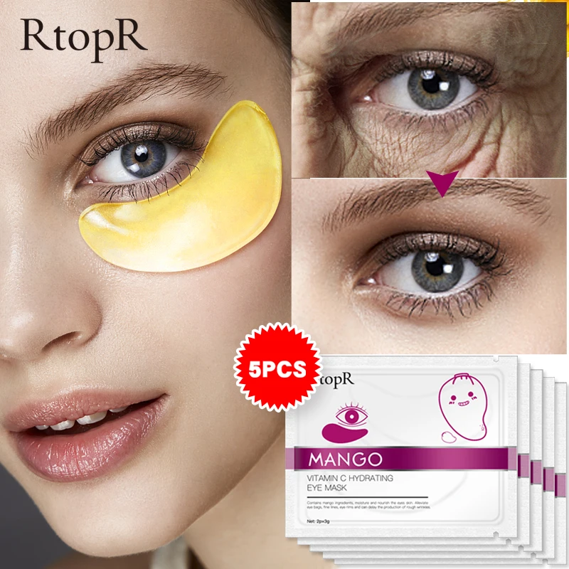 5pcs Anti-Aging Vitamin C Eye Mask Hydrating Crystal Collagen Gel Patch Remove Dark Circles Moisturizing For Eye Skin Care
5pcs Anti-Aging Vitamin C Eye Mask Hydrating Crystal Collagen Gel Patch Remove Dark Circles Moisturizing For Eye Skin Care