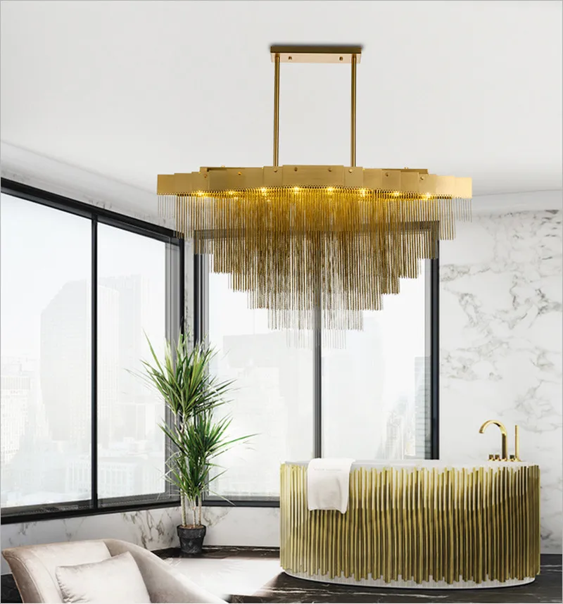 Modern Pendant Lamp Aluminum Chain Pendant Lamp Drop Lighting Ceiling Light Shop Bar Home Decoration Pendant Lights PA0027
Modern Pendant Lamp Aluminum Chain Pendant Lamp Drop Lighting Ceiling Light Shop Bar Home Decoration Pendant Lights PA0027